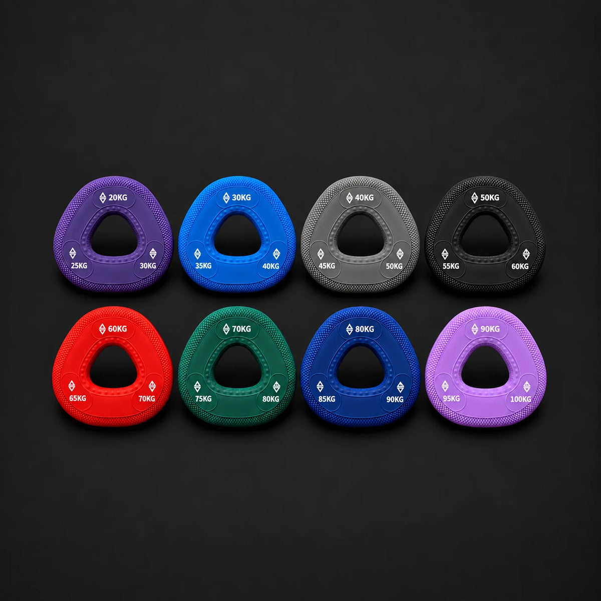 GRIPLR Ultimate: all 9 rings, 10–100 kg.